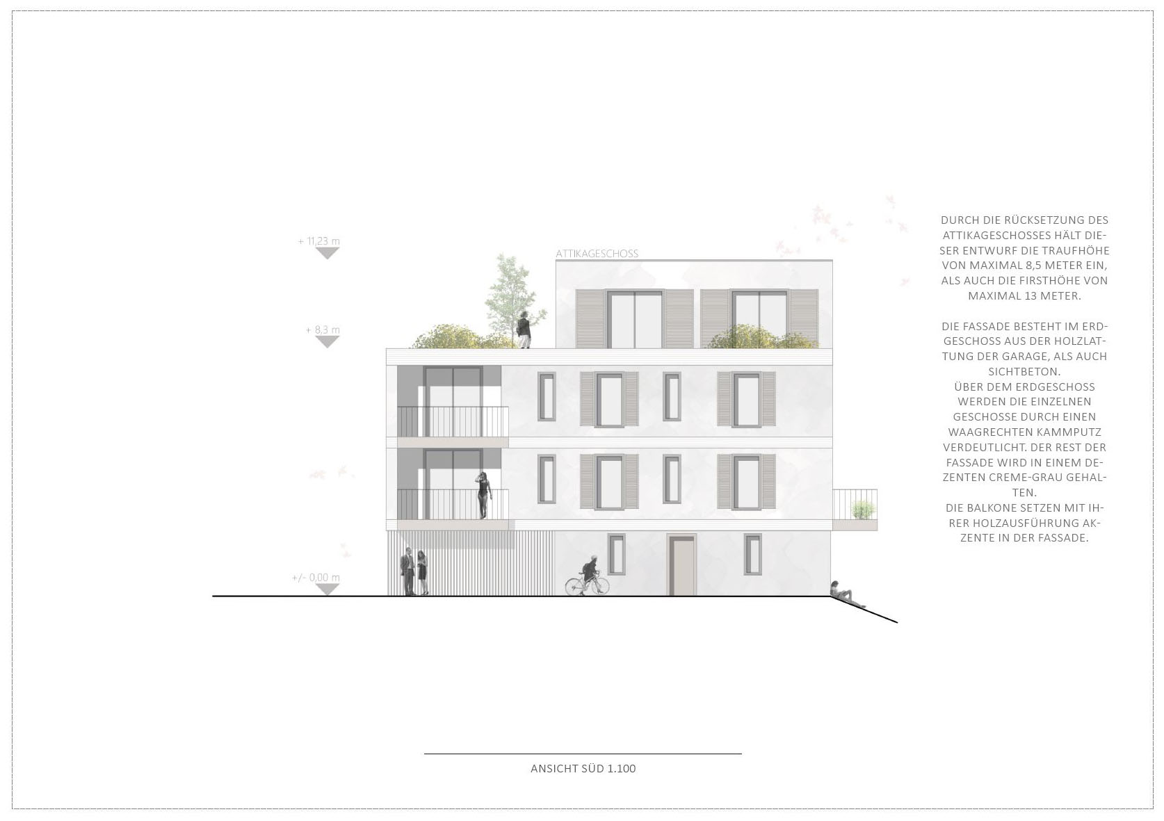 Neubau eines Mehrfamilienhauses inklusive daHome-Entwurfswettbewerb