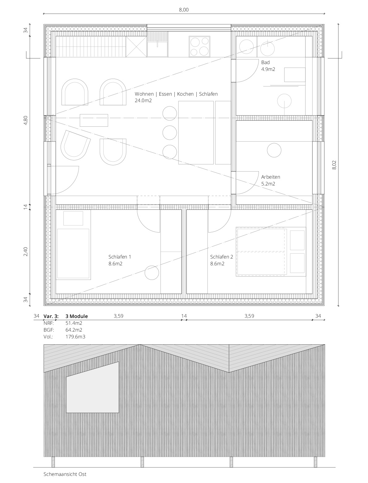 Modular erweiterbare Small Houses