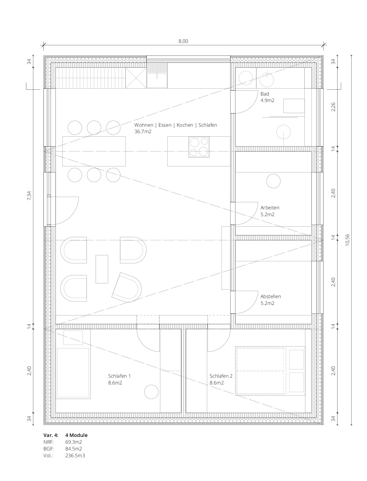 Modular erweiterbare Small Houses