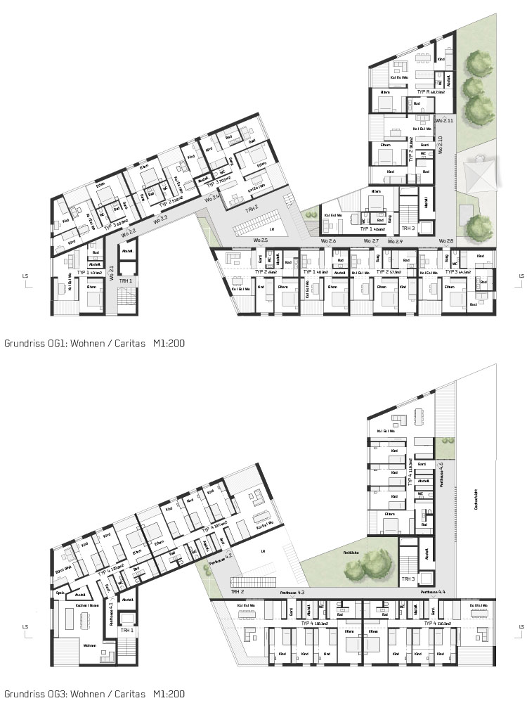 Neubau von Wohnanlagen für Studierende und Generationenwohnen