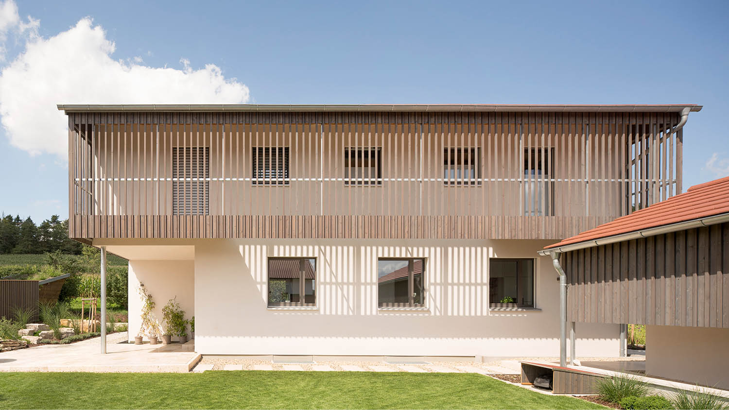 Neubau eines Einfamilienhauses aus Holz